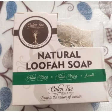 Calen Tae Natural Loofah Soap Aloe Vera 100 Gr.